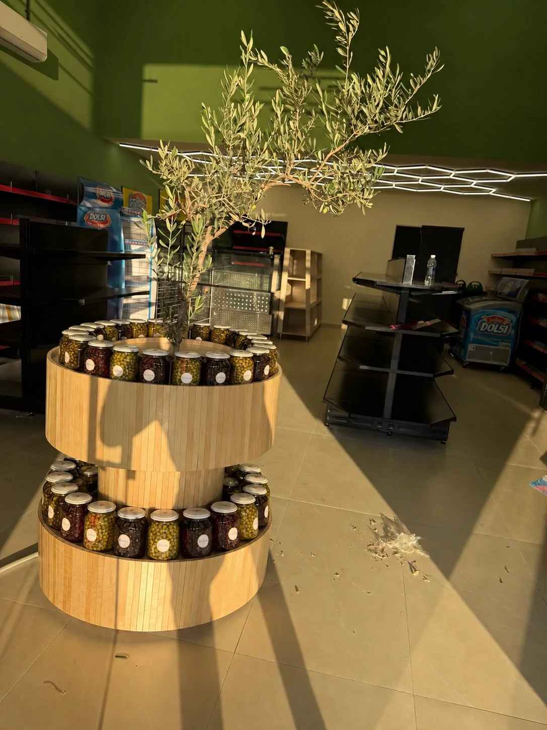 The olive stand